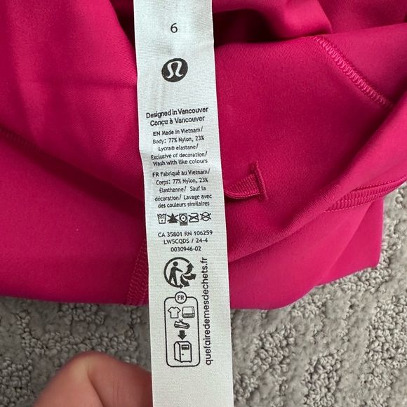 Lululemon Wunder Train HR Tight 25”-New With Tags - Picture 6 of 6